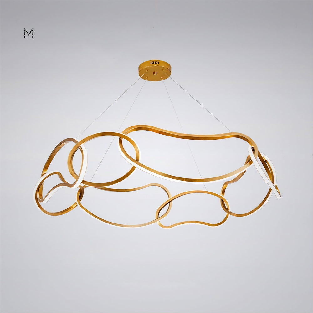 OTEA Ring Chandelier by Lampadom - top view