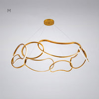 OTEA Ring Chandelier by Lampadom - top view