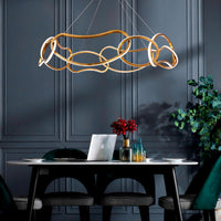 OTEA Ring Chandelier by Lampadom - close-up