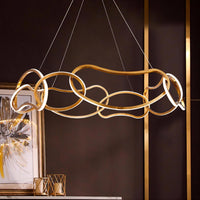 OTEA Ring Chandelier by Lampadom - top view