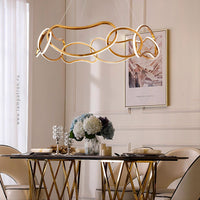 OTEA Ring Chandelier by Lampadom - scale reference