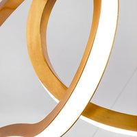 OTEA Ring Chandelier by Lampadom - close-up
