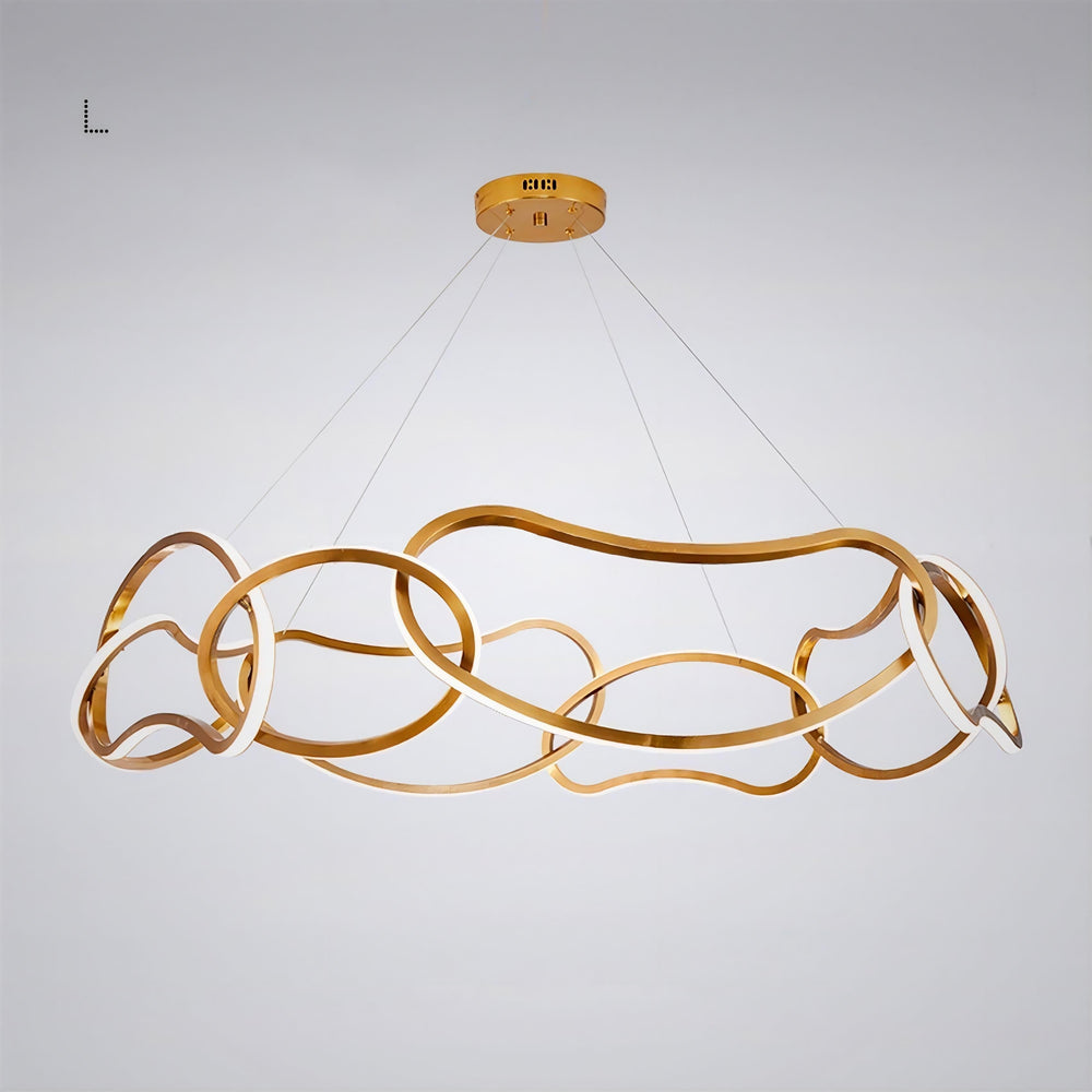 OTEA Ring Chandelier by Lampadom - angle view