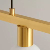 OTTEN Linear Chandelier by Lampadom - detail view