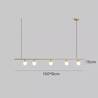 OTTEN Linear Chandelier by Lampadom - close-up
