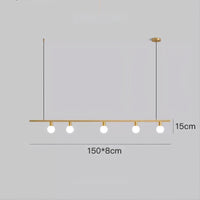 OTTEN Linear Chandelier by Lampadom - scale reference