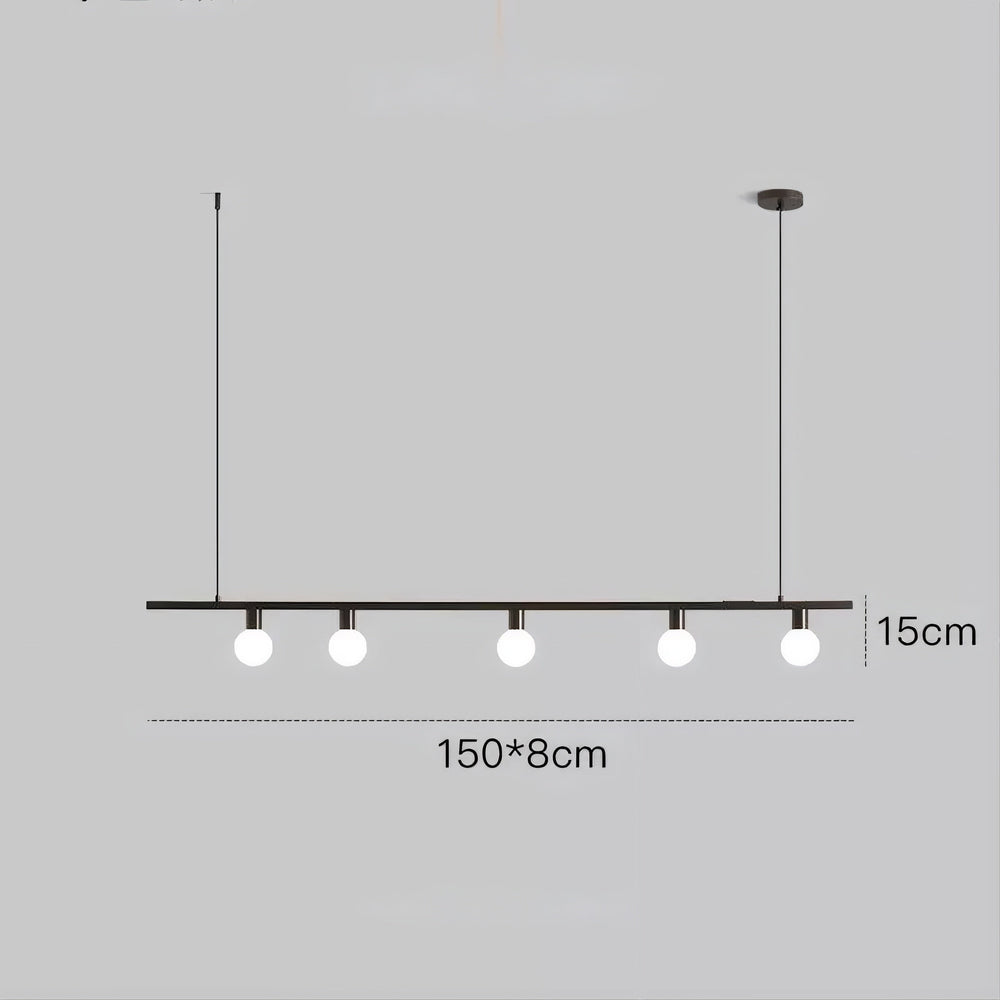 OTTEN Linear Chandelier by Lampadom - ambient shot