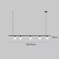 OTTEN Linear Chandelier by Lampadom - ambient shot