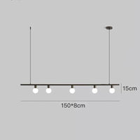 OTTEN Linear Chandelier by Lampadom - side view