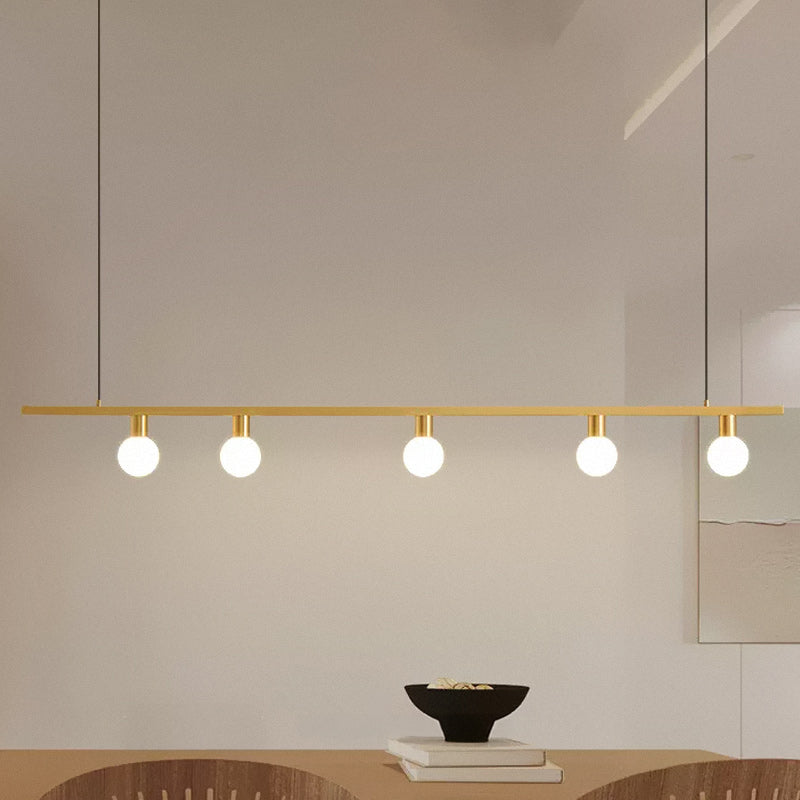 OTTEN Linear Chandelier by Lampadom - side view