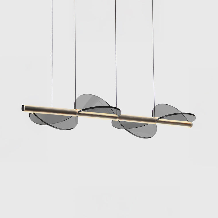 OTTO Linear Chandelier by Lampadom - top view