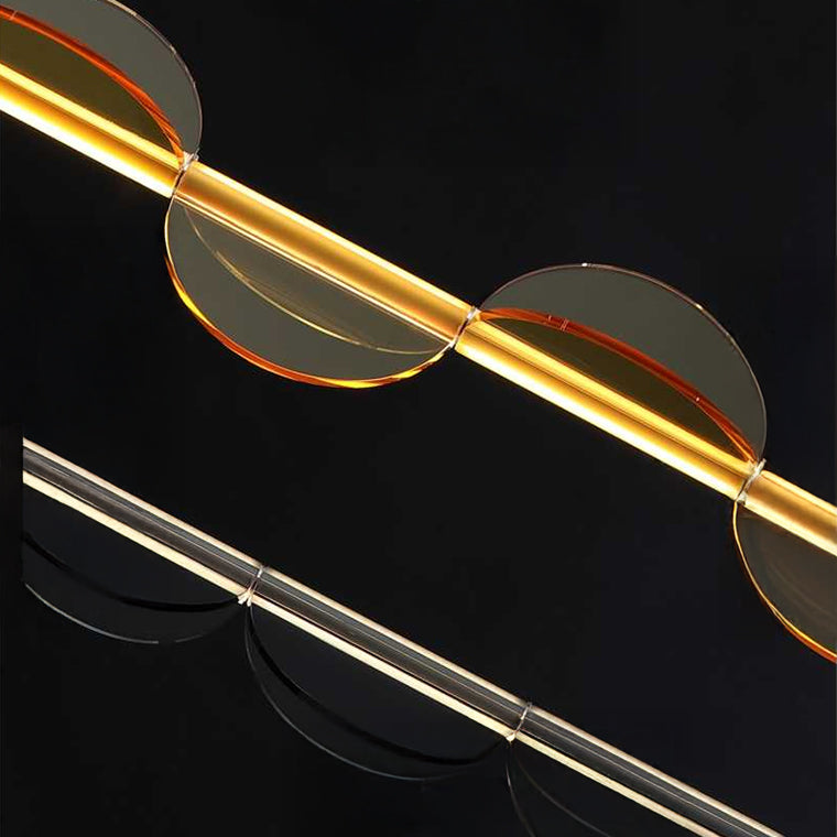 OTTO Linear Chandelier by Lampadom - close-up