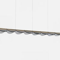 OTTO Linear Chandelier by Lampadom - angle view