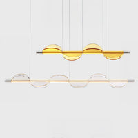 OTTO Linear Chandelier by Lampadom - scale reference