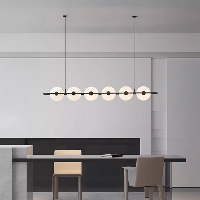 PAAVO Linear Chandelier by Lampadom - detail view