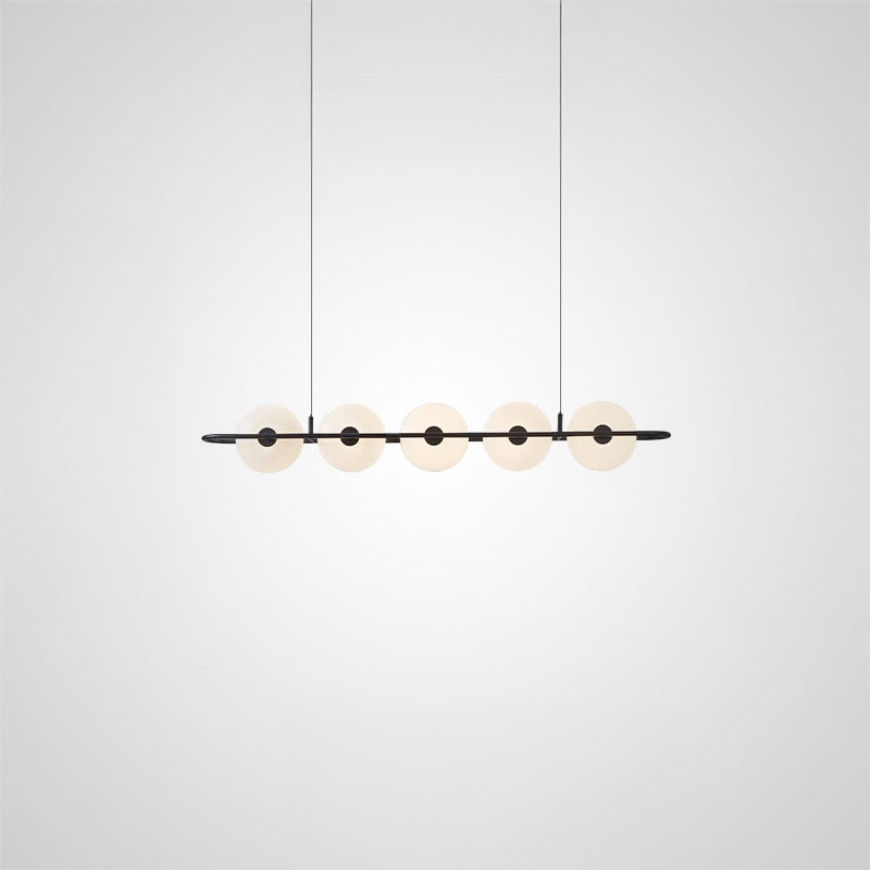PAAVO Linear Chandelier by Lampadom - scale reference