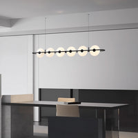 PAAVO Linear Chandelier by Lampadom - close-up