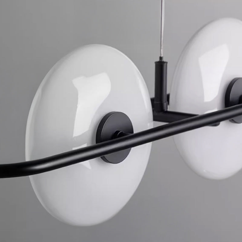 PAAVO Linear Chandelier by Lampadom - close-up