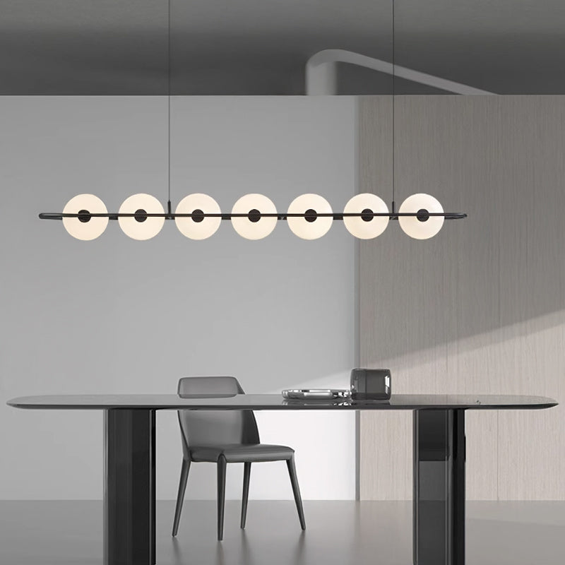 PAAVO Linear Chandelier by Lampadom - side view