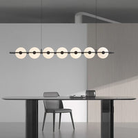 PAAVO Linear Chandelier by Lampadom - side view