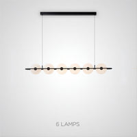 PAAVO Linear Chandelier by Lampadom - top view