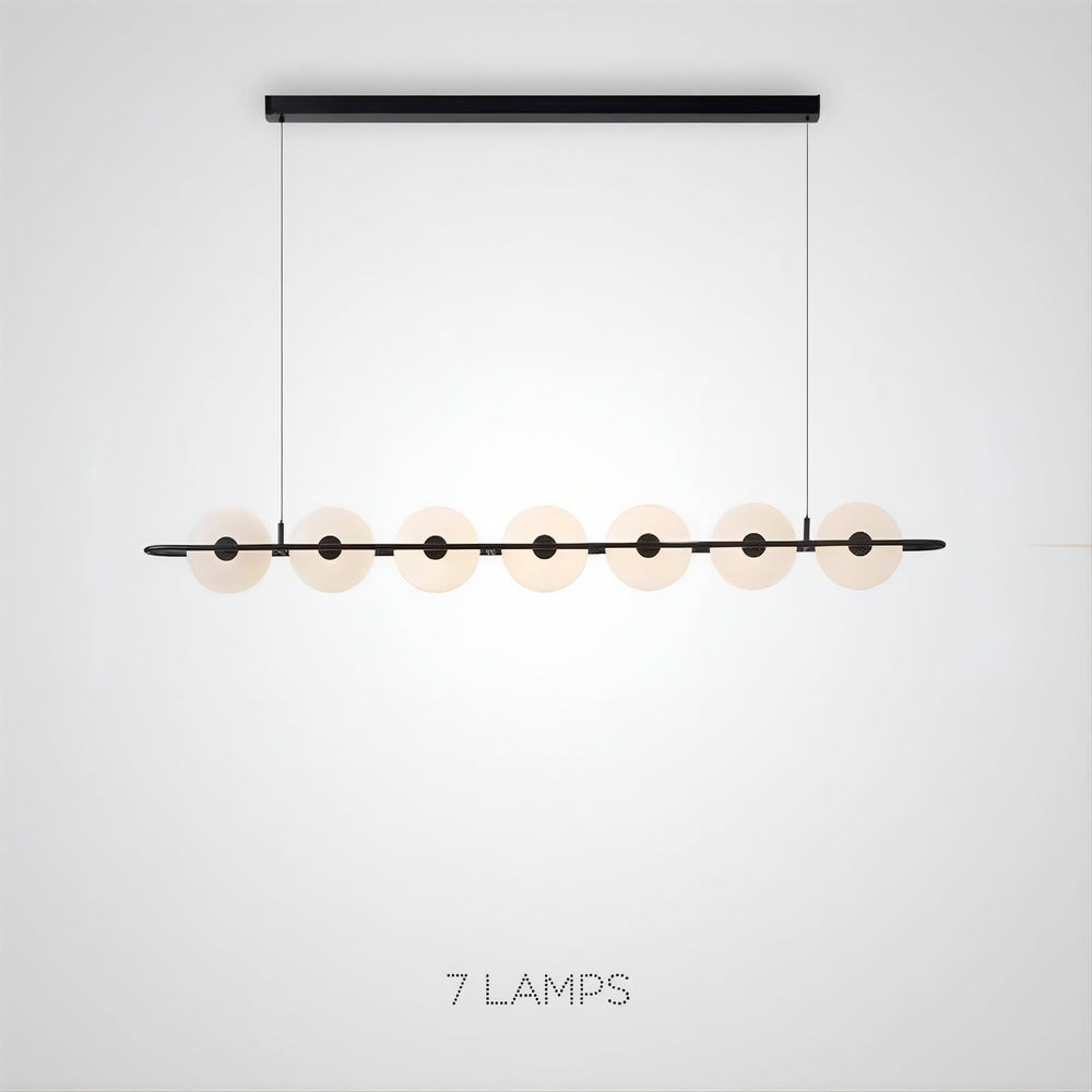 PAAVO Linear Chandelier by Lampadom - angle view
