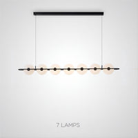 PAAVO Linear Chandelier by Lampadom - angle view