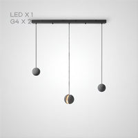 PALDIS COMBO Cascade Light by Lampadom - scale reference