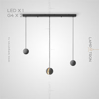PALDIS COMBO Cascade Light by Lampadom - side view