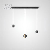 PALDIS COMBO Cascade Light by Lampadom - scale reference