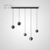 PALDIS COMBO Cascade Light by Lampadom - top view