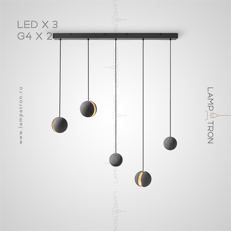 PALDIS COMBO Cascade Light by Lampadom - close-up