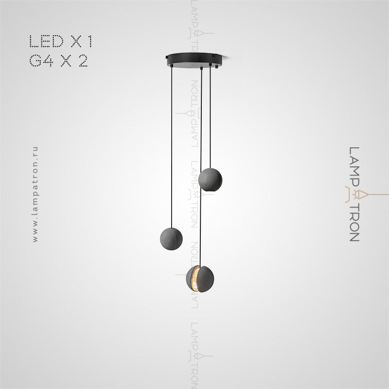 PALDIS COMBO Cascade Light by Lampadom - angle view