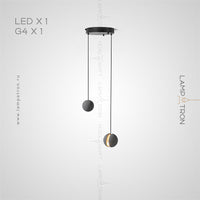 PALDIS COMBO Cascade Light by Lampadom - top view