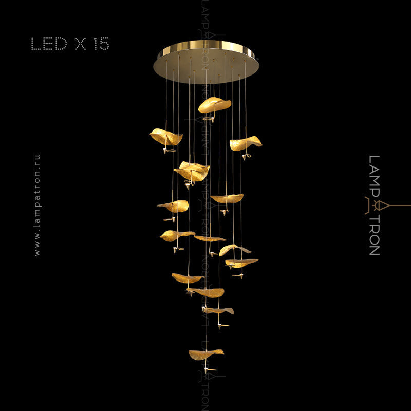 PALERMO MORE Cascade Light by Lampadom - top view
