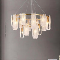 PALMIRA Chandelier by Lampadom - side view