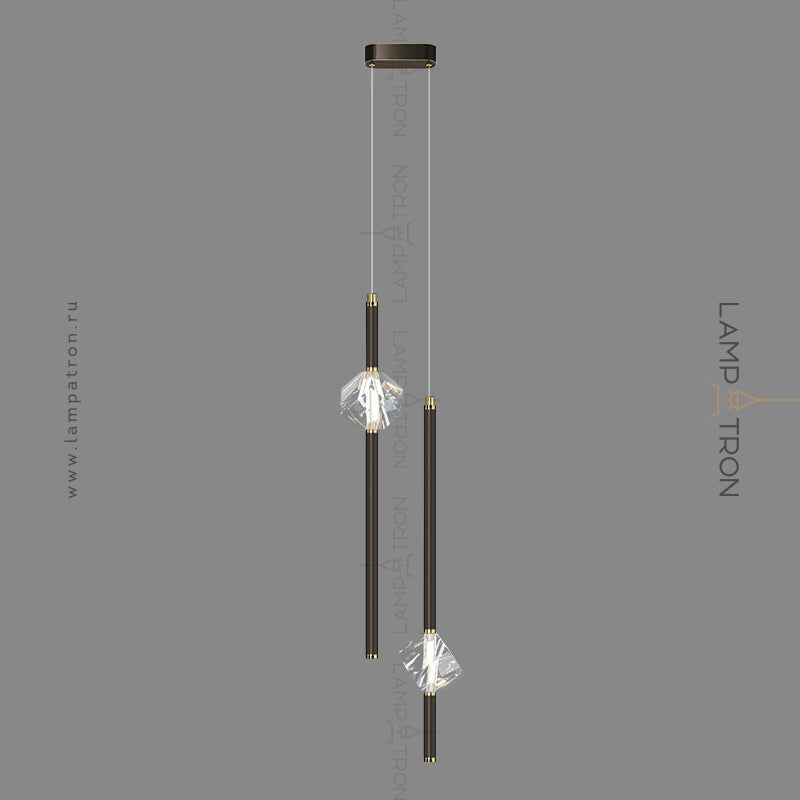 PARDIS DUO Cascade Light by Lampadom - close-up