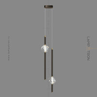 PARDIS DUO Cascade Light by Lampadom - close-up