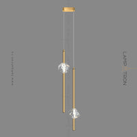 PARDIS DUO Cascade Light by Lampadom - side view