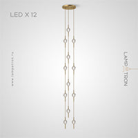 PARLY COMBO Cascade Light by Lampadom - angle view
