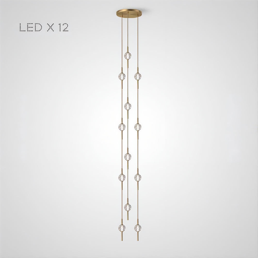PARLY COMBO Cascade Light by Lampadom - scale reference
