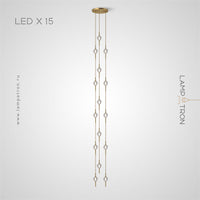 PARLY COMBO Cascade Light by Lampadom - side view