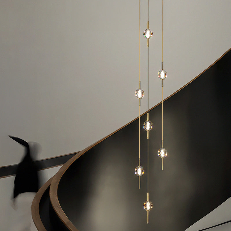 PARLY COMBO Cascade Light by Lampadom - side view