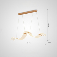 PAULinear Chandelier by Lampadom - ambient shot