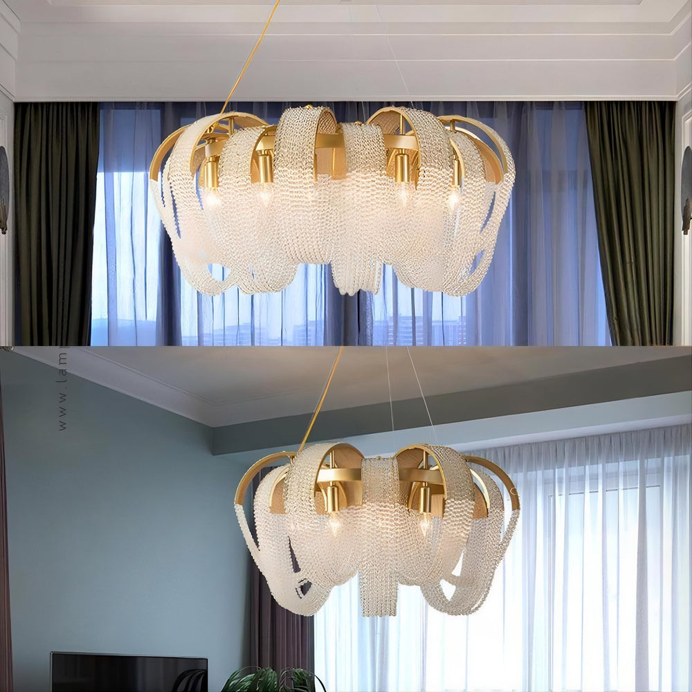 PELAGIA CH Chandelier by Lampadom - top view