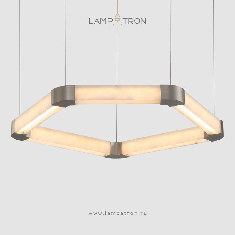 PENTUM Ring Chandelier by Lampadom - detail view