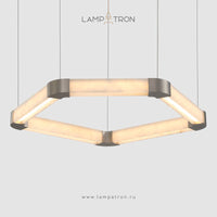 PENTUM Ring Chandelier by Lampadom - detail view