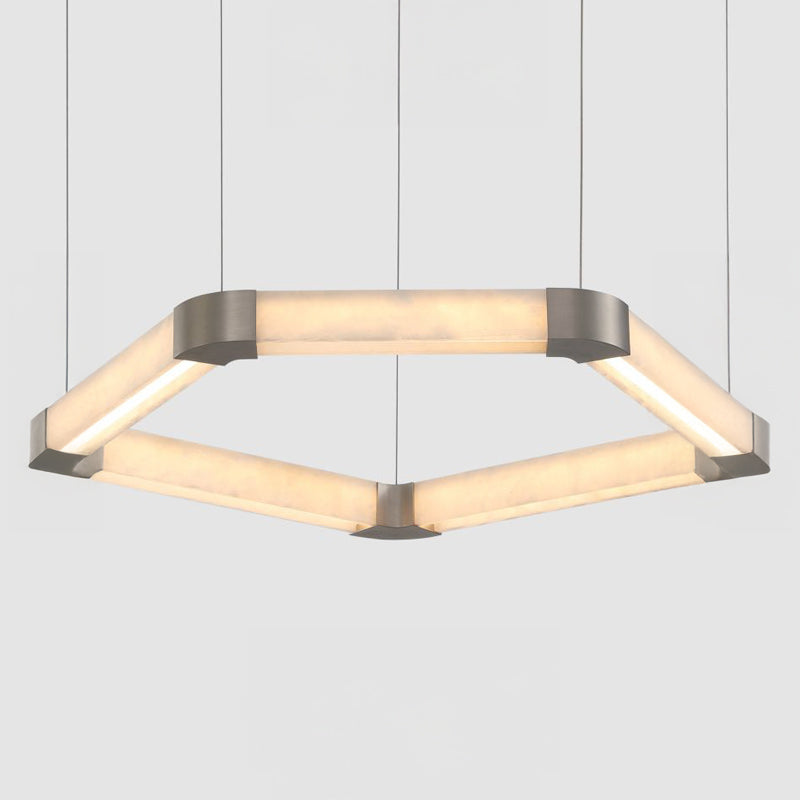 PENTUM Ring Chandelier by Lampadom - top view