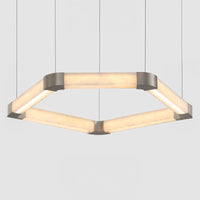 PENTUM Ring Chandelier by Lampadom - top view