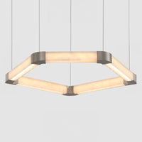 PENTUM Ring Chandelier by Lampadom - angle view